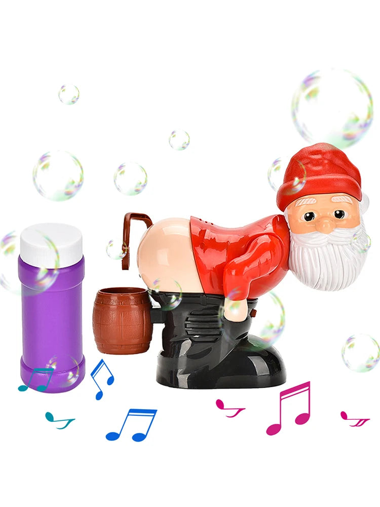 Funny Musical Santa Bubble Machine