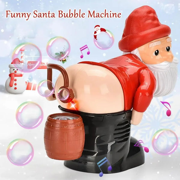 Funny Musical Santa Bubble Machine