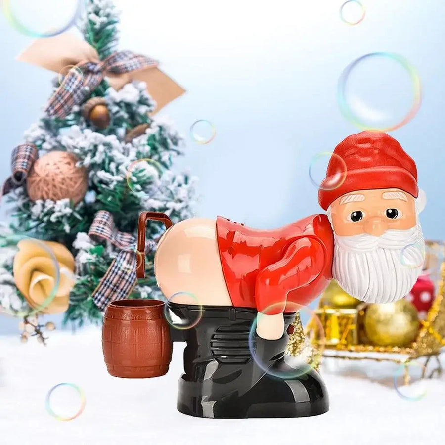 Funny Musical Santa Bubble Machine