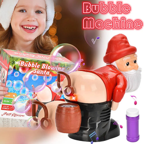 Funny Musical Santa Bubble Machine