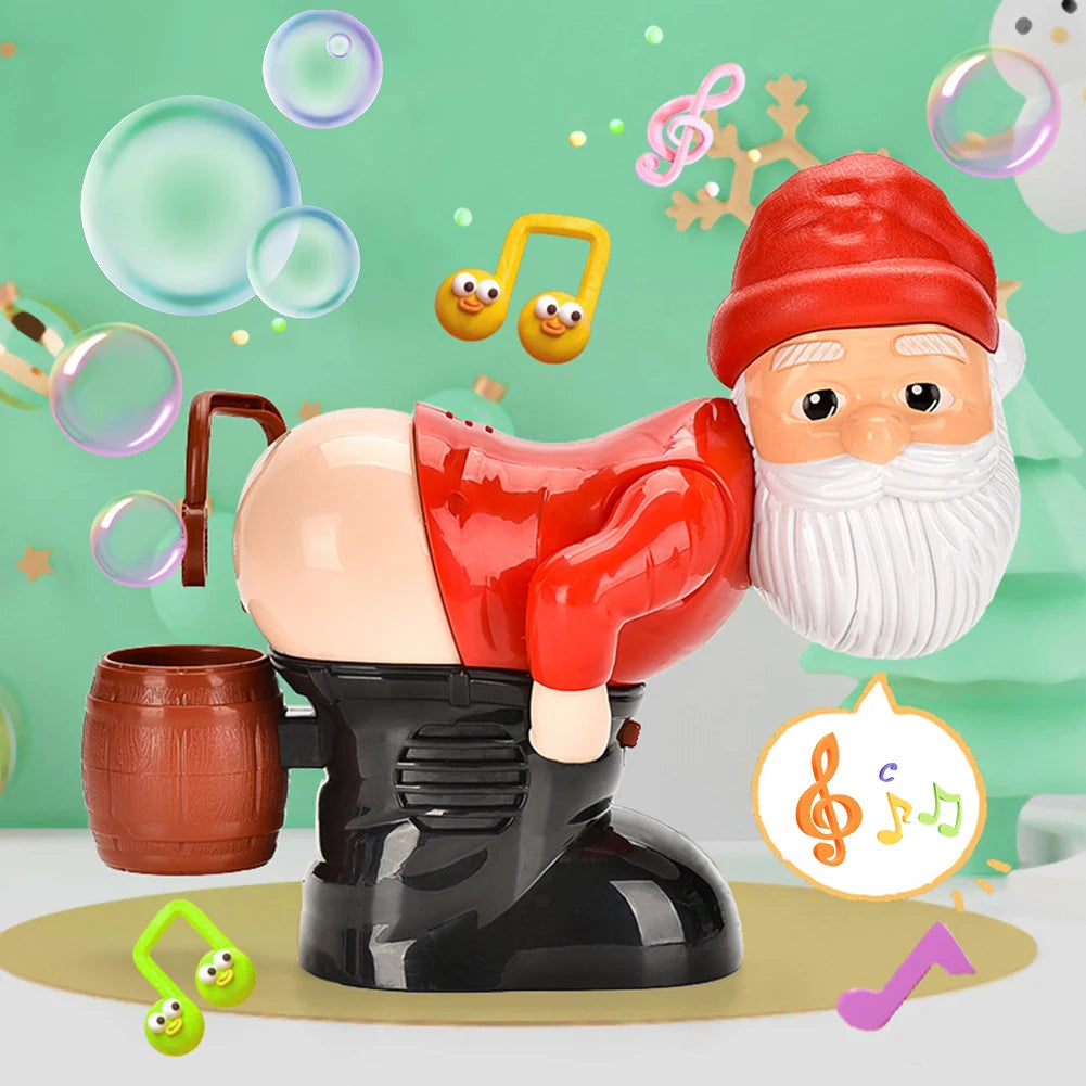 Funny Musical Santa Bubble Machine